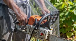 chainsaw dust protection tips