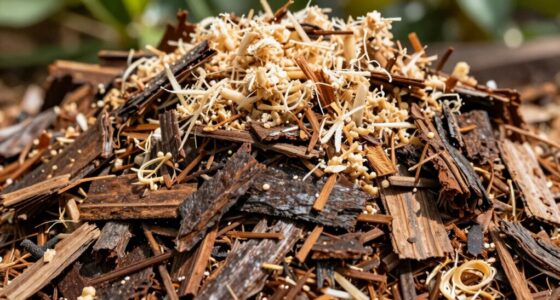composting sawdust and bark