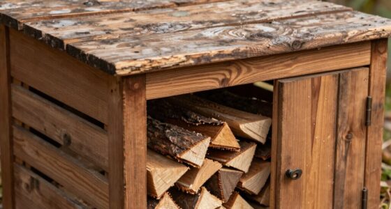 constructing a sheltered kindling storage