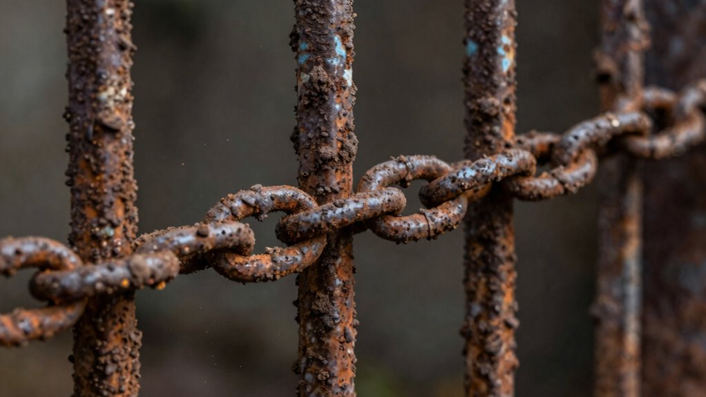 corrosion damages metal components