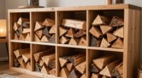 firewood storage compartment dividers