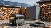 firewood yard backup power