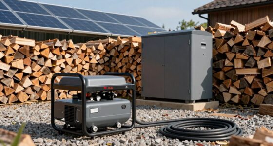 firewood yard backup power