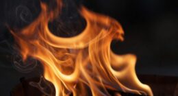 flame movement reveals airflow