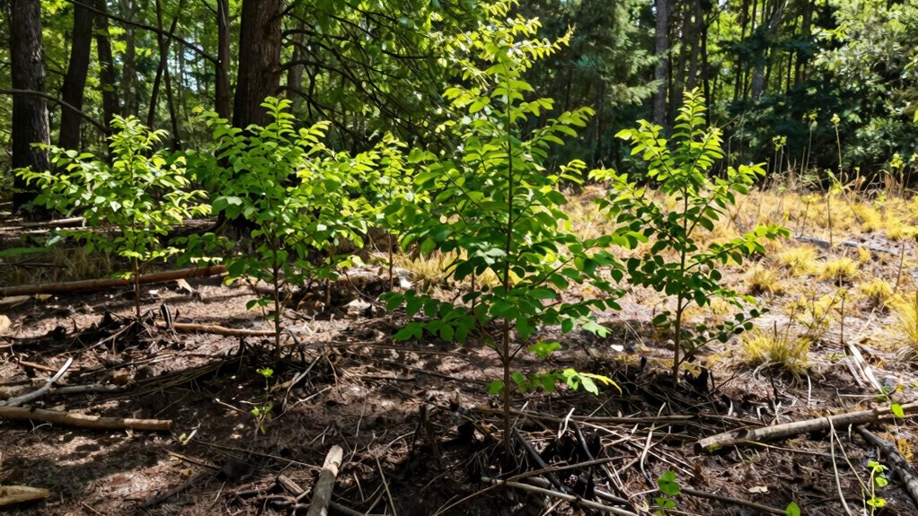 healthy soil promotes rapid regeneration