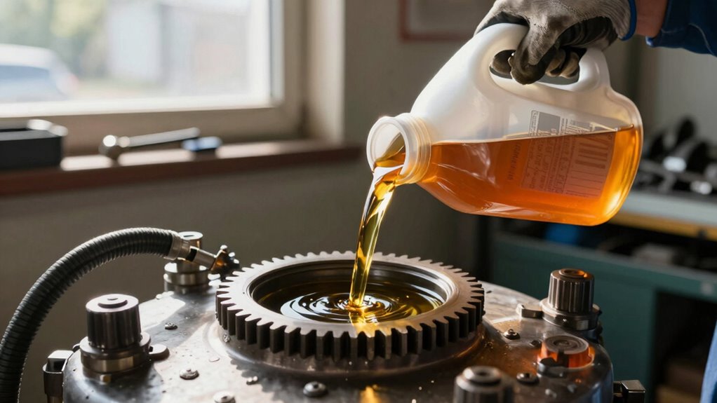 hydraulic oil change timing