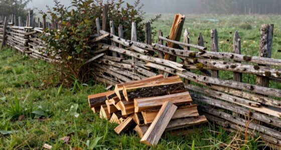 incorrect firewood boundary line