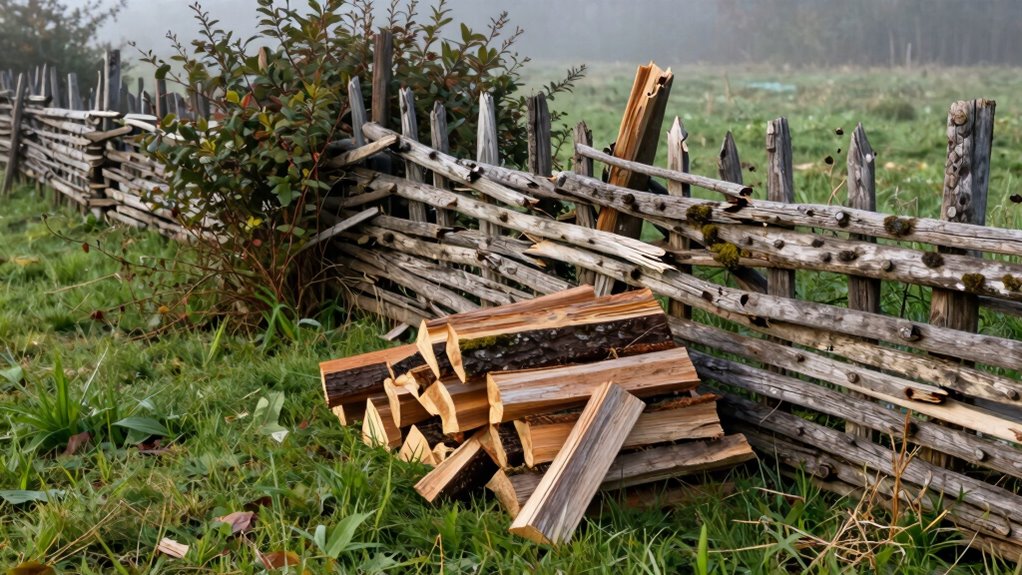 incorrect firewood boundary line