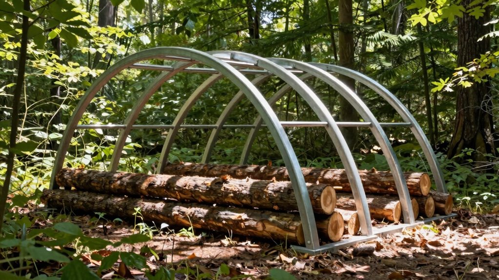 log arch protects ground