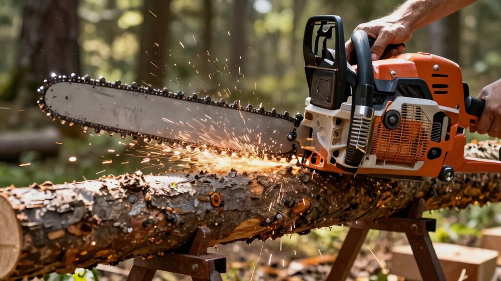 log saws outperform chainsaws