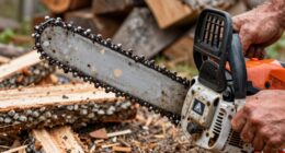 maintain chain with firewood