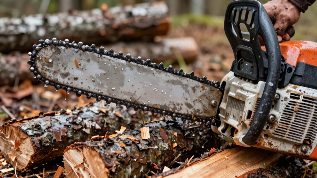 maintain clean lubricated chain