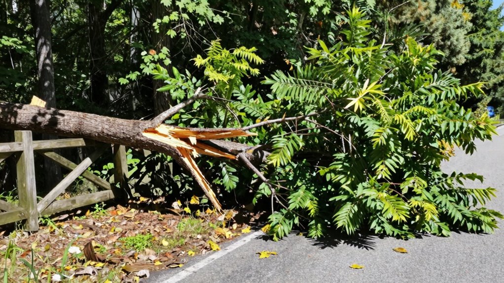 manage fallen trees safely