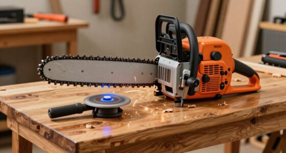 portable chainsaw sharpening station