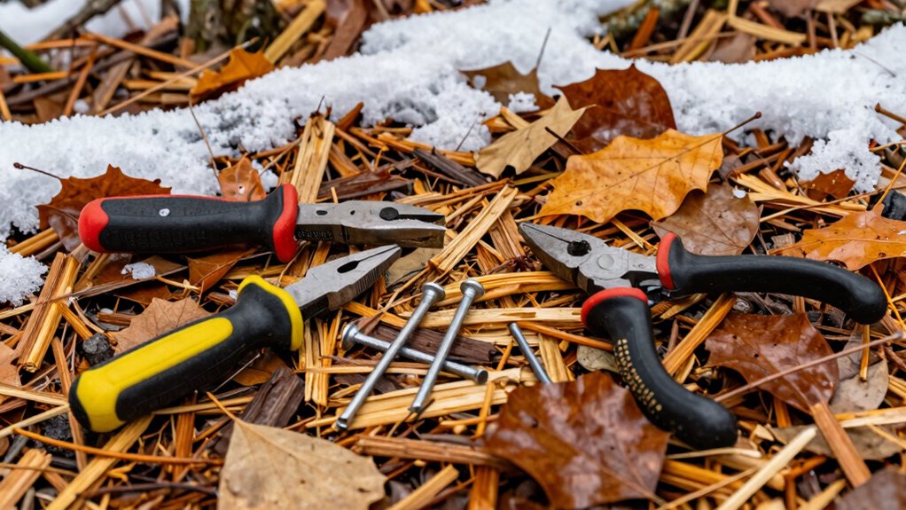 preventing tool loss outdoors