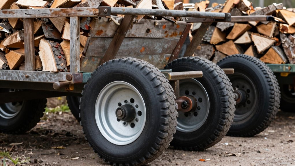 proper tire pressure and durable wheels