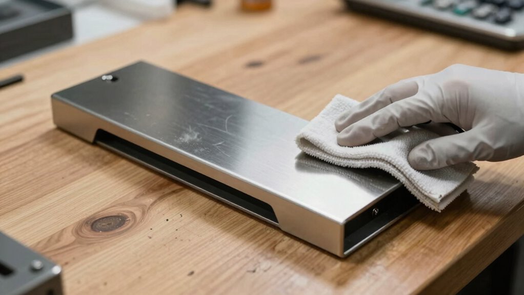 quick splitter cleaning method