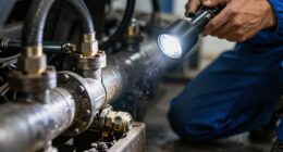 quickly locate hydraulic leaks