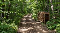 safe firewood work paths