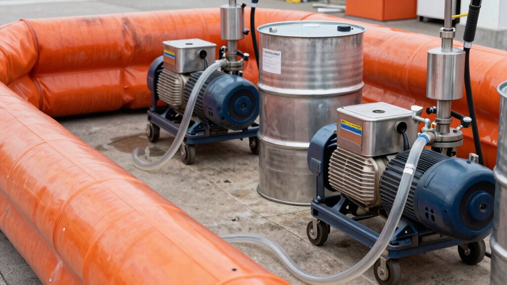 safe hazardous liquid handling