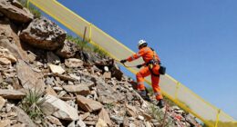 safe slope work techniques