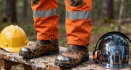 safety gear for chainsaw use