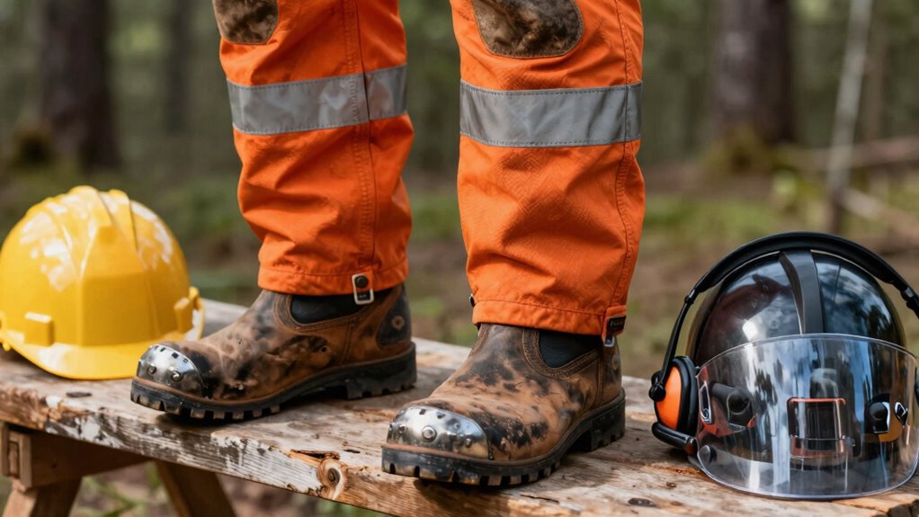 safety gear for chainsaw use
