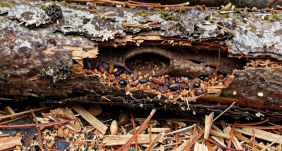 stored firewood pest infestation