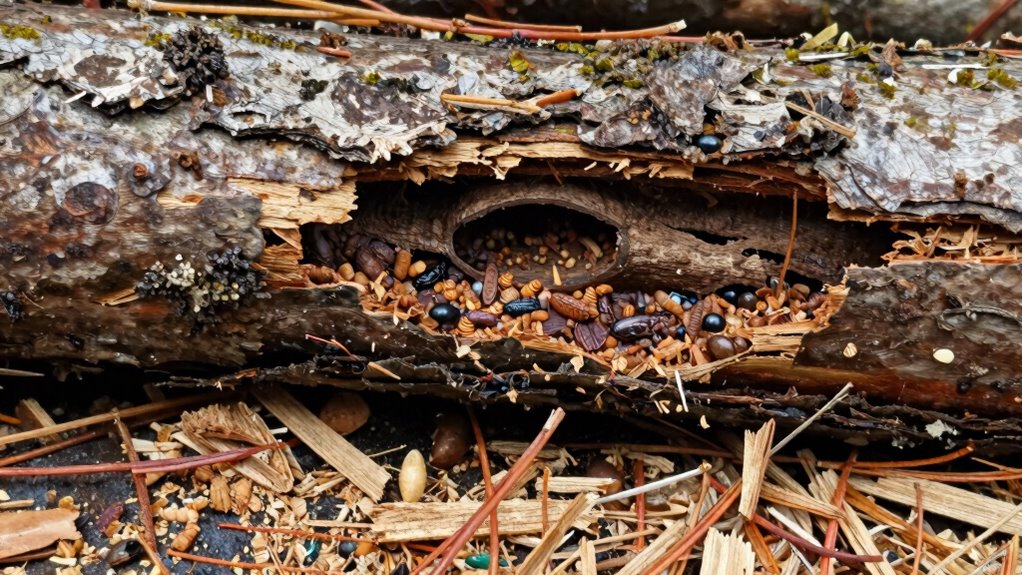 stored firewood pest infestation