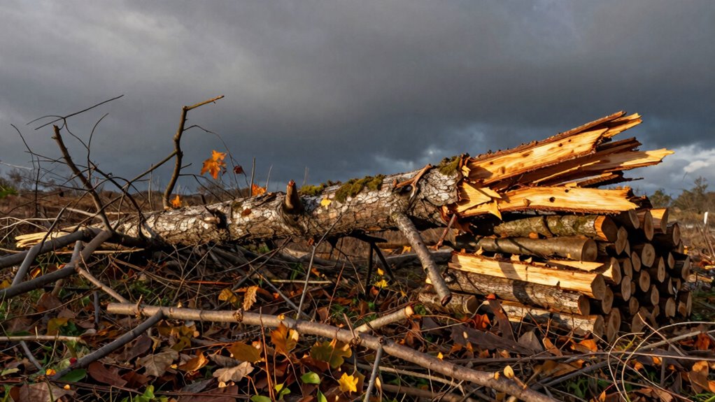 storm debris to firewood