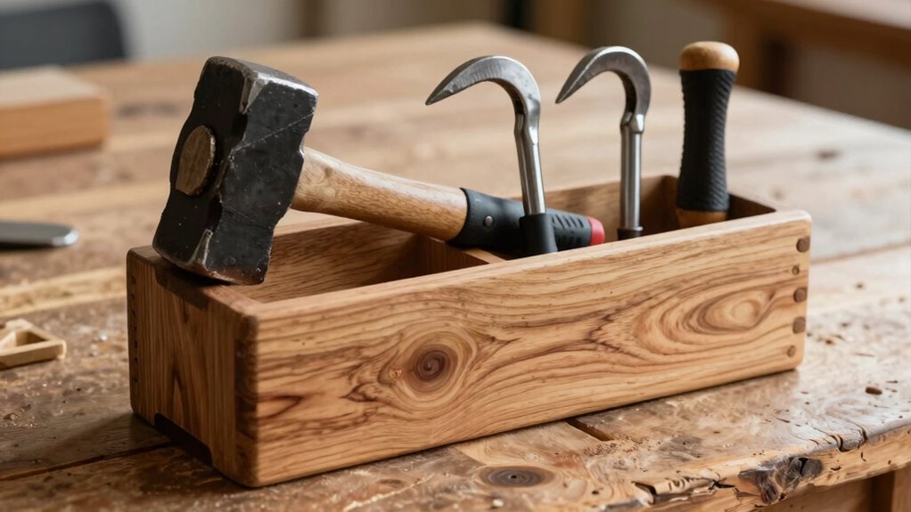 tool caddy for outdoor tools