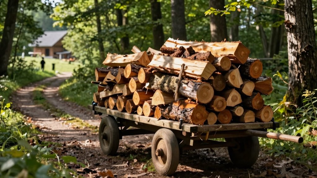 transporting firewood long distances