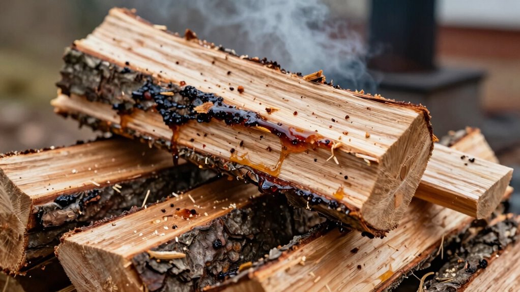 use properly seasoned firewood