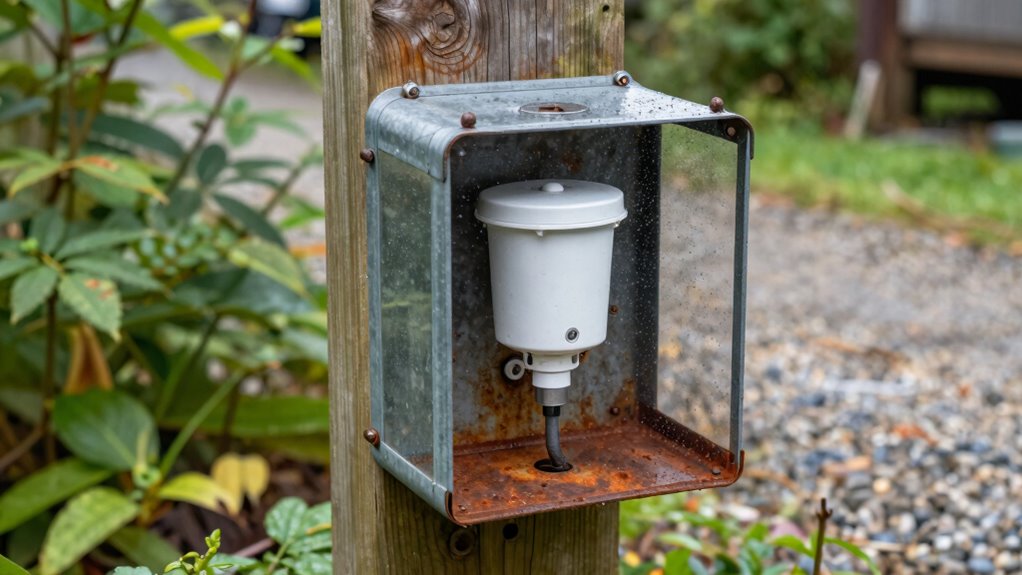 weatherproof outdoor splitter protection