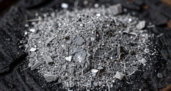 wood ash indicates burning habits