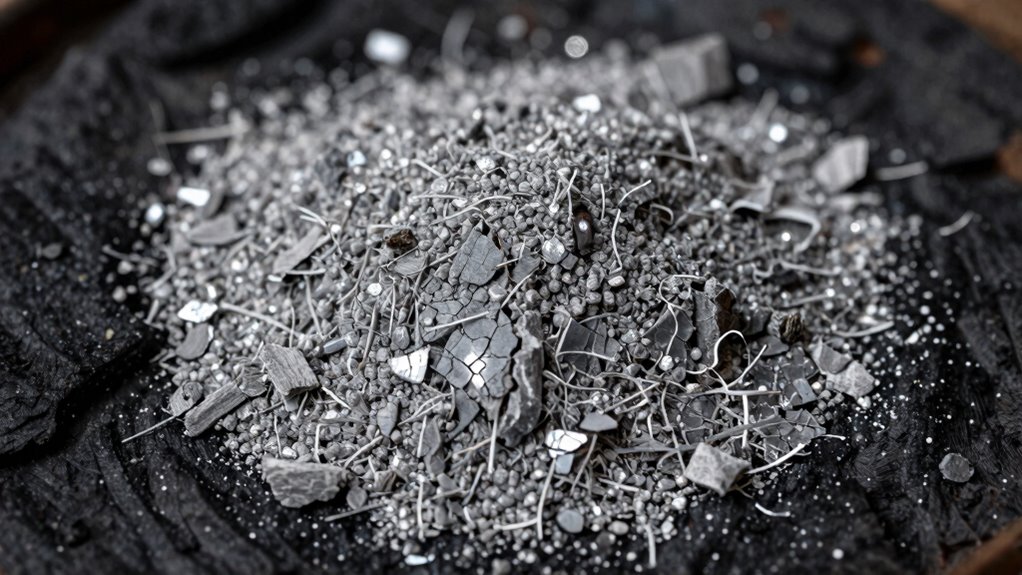 wood ash indicates burning habits