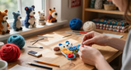 Animals and Ornament Emerge from Felted Wool in Holly Guertin’s Textiles