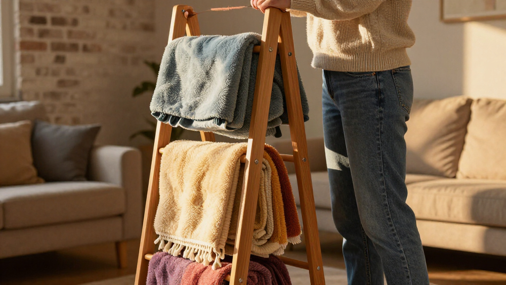 Aldi's Best-Selling Blanket Storage Ladder Is Finally Back