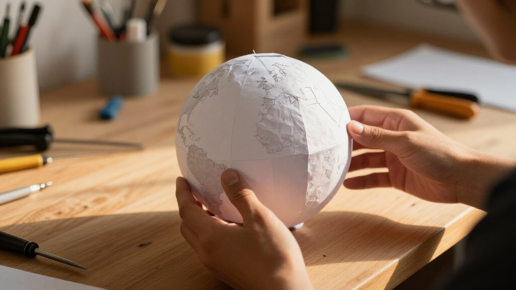 Folding Paper Globes
