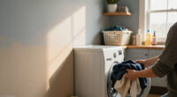 You’d Never Expect To See Ombré Walls In A Laundry Room — But It Works