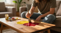 They Took A Risk On Mustard And Red — It Completely Changed This Living Room