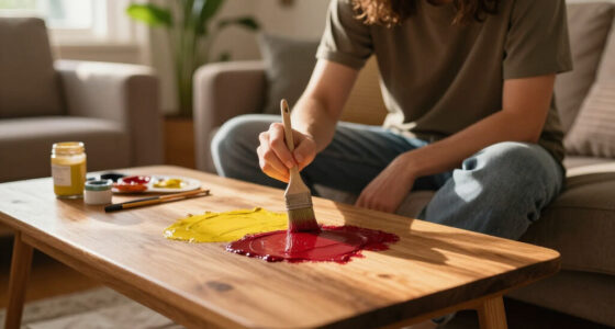 They Took A Risk On Mustard And Red — It Completely Changed This Living Room
