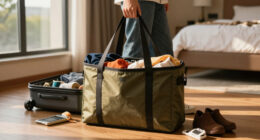 This Quince Expandable Tote Holds Everything My Suitcase Can’t On Flights