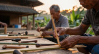 Visitors Explore Bamboo Dragonfly Craft In Thạch Xá