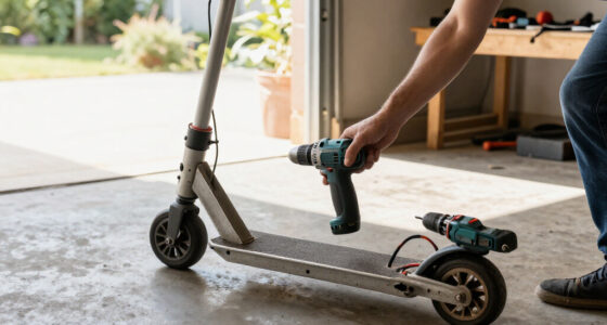 I Electrified My Push Scooter With A Power Drill