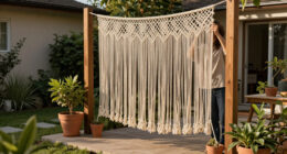Skip Traditional Fences: Add Privacy To Your Yard With This Boho-Inspired Idea