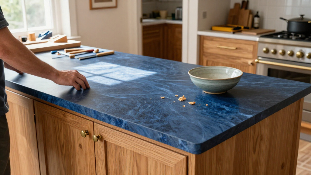 The Strange Beauty Of Blue Countertops — Why This Ethereal Kitchen Trend Is The Most Interesting Design Idea Right Now