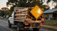 Why You Should Pay Attention To Diamond-Shaped Signs On Trucks
